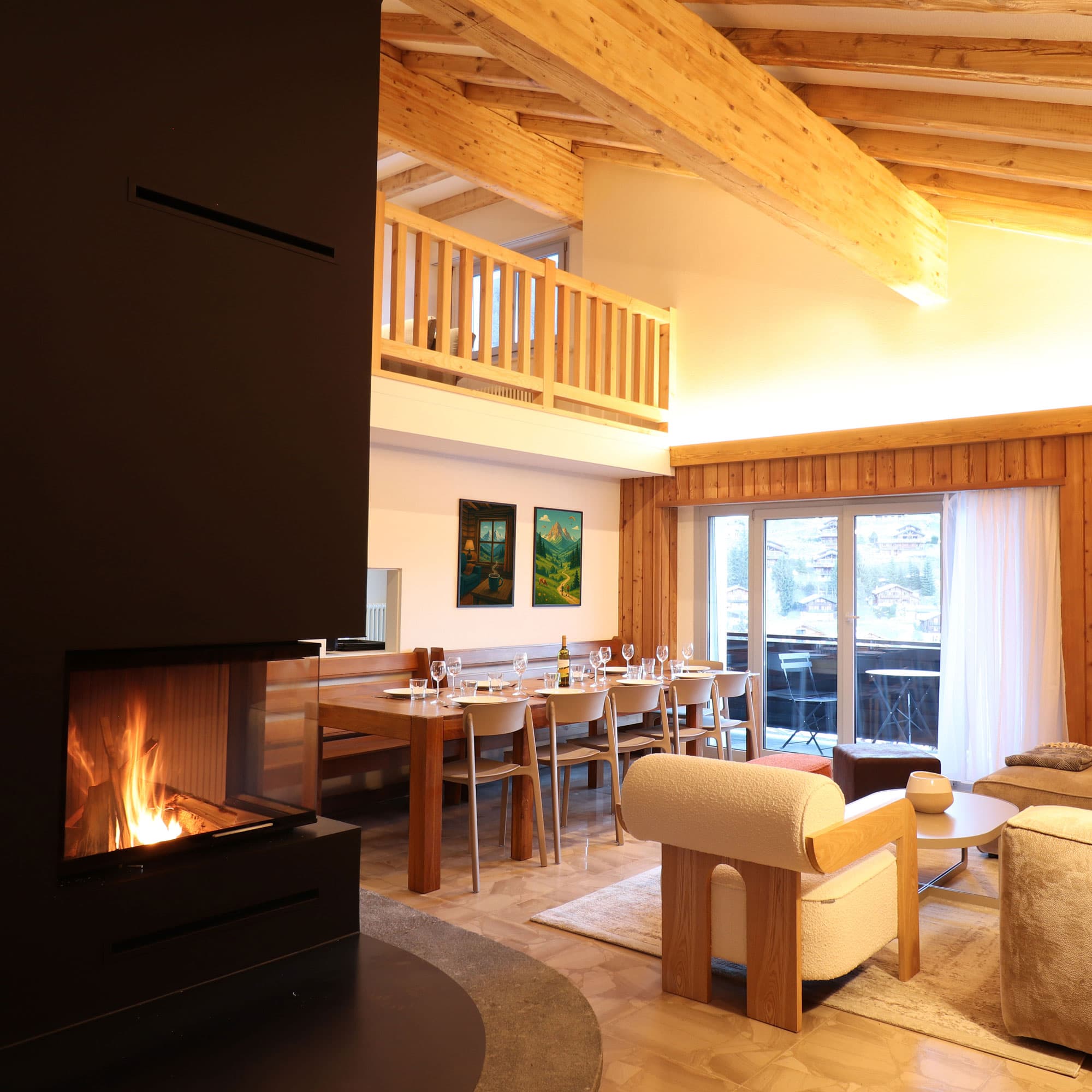 Salle à manger · Vue terrasse